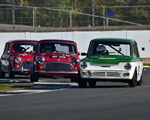 CM26 0671 Stuart Kerr, Singer Chamois, Philip House, Morris Mini Cooper S CM26 0671 Stuart Kerr, Singer Chamois, Philip House, Morris Mini Cooper S