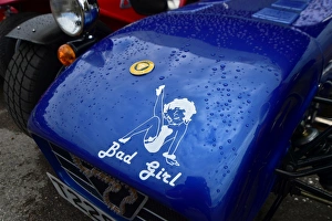 <b class=qtipBold><figcaption>CM3 0709 Caterham 7, Bad Girl</figcaption></b><br>Caterham 7, Bad Girl, VSCC Brooklands Double 12 2014, Brooklands, double 12, Double twelve, Historic Racing, nostalgia, old cars, old racing cars, racing cars, Veteran Sports Car Club, VSCC, VSCC Brooklands Double 12 2014,<br><em>© (C)2014 Chris McEvoy, all rights reserved, www.cjm-photography.co.uk.</em> CM3 0709 Caterham 7, Bad Girl