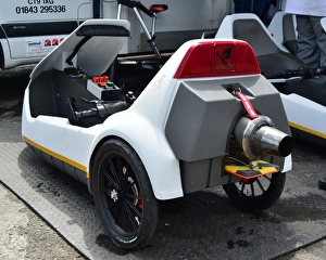 <b class=qtipBold><figcaption>CM3 0754 Jet powered, Sinclair C5</figcaption></b><br>Jet powered, Sinclair C5, VSCC Brooklands Double 12 2014, Brooklands, double 12, Double twelve, Historic Racing, nostalgia, old cars, old racing cars, racing cars, Veteran Sports Car Club, VSCC, VSCC Brooklands Double 12 2014,<br><em>© (C)2014 Chris McEvoy, all rights reserved, www.cjm-photography.co.uk.</em> CM3 0754 Jet powered, Sinclair C5