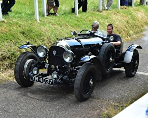 <b class=qtipBold><figcaption>CM3 0796 Bently, Baker-Carr, Smoky</figcaption></b><br>VSCC Brooklands Double 12 2014, Brooklands, double 12, Double twelve, Historic Racing, nostalgia, old cars, old racing cars, racing cars, Veteran Sports Car Club, VSCC, VSCC Brooklands Double 12 2014,<br><em>© (C)2014 Chris McEvoy, all rights reserved, www.cjm-photography.co.uk.</em> CM3 0796 Bently, Baker-Carr, Smoky