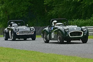 Classic Motor Racing Gallery: CM33 3813f Roy Chamberlain, Triumph TR2, David Keers-Trafford, Triumph TR3A