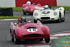 Motor Racing Legends Collection: CM34 6653 Malcolm Paul, Rick Bourne, Lotus Mk X