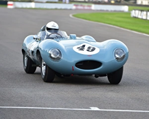 <b class=qtipBold><figcaption>CM4 9675 Clive Joy, Jaguar D-Type</figcaption></b><br>Clive Joy, Jaguar D-Type, Lavant Cup, Goodwood Revival 2014, 2014, automobile, Autosport, Goodwood Revival, Goodwood Revival 2014, Goodwood Revival 2014 Friday, Goodwood Revival 2014 Saturday, motor racing, motor sport, motorsport, nostalgia, racing cars, retro, Revival Meeting, saloon cars, saloons, sport, vintage, Jaguar D-Type, Lavant Cup,<br><em>© A© 2014 Chris McEvoy, all rights reserved, www.cjm-photography.co.uk.</em> CM4 9675 Clive Joy, Jaguar D-Type
