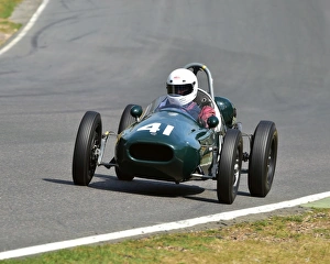 <b class=qtipBold><figcaption>CM9 0461 Brian Maile, Cooper T41</figcaption></b><br>Brian Maile, Cooper T41, HGPCA, HSCC Super Prix Brands Hatch 2015, 2015, Autosport, Brands Hatch, Brian Maile, cars, classic cars, classic motor sport, Cooper T41, England, Grand Prix, heritage, HGPCA, Historic Grand Prix Cars Association, Historic Sports Car Club, HSCC, HSCC Super Prix 11/12 July 2015, Kent, motor racing, motor sport, nostalgia, pre-1966, racing, racing cars, speed.<br><em>© ©2015 Chris McEvoy, all rights reserved, www.cjm-photography.co.uk</em> CM9 0461 Brian Maile, Cooper T41