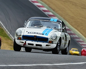 <b class=qtipBold><figcaption>CM9 3073 Nik Spencer, MGB</figcaption></b><br>Nik Spencer, MGB, EWN 630 C, Historic Roadsports, Fiscar Intermarque Chalenge, HSCC Super Prix Brands Hatch 2015, 2015, Autosport, Brands Hatch, cars, circuit racing, classic cars, classic motor sport, Classic Racing, England, Historic Racing, Historic Sports Car Club, HSCC, HSCC Super Prix 11/12 July 2015, HSCC Super Prix July 2015, Kent, motor sport, nostalgia, racing, racing cars, speed<br><em>© ©2015 Chris McEvoy, all rights reserved, www.cjm-photography.co.uk</em> CM9 3073 Nik Spencer, MGB