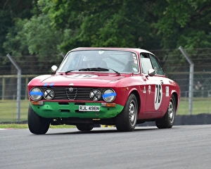 <b class=qtipBold><figcaption>CM9 3263 David Erwin, Alfa Romeo GTV</figcaption></b><br>David Erwin, Alfa Romeo GTV, RJL 496 N, 70s Road Sports Championship, HSCC Super Prix Brands Hatch 2015, 2015, Autosport, Brands Hatch, cars, circuit racing, classic cars, classic motor sport, Classic Racing, England, Historic Racing, Historic Sports Car Club, HSCC, HSCC Super Prix 11/12 July 2015, HSCC Super Prix July 2015, Kent, motor sport, nostalgia, racing, racing cars, speed<br><em>© ©2015 Chris McEvoy, all rights reserved, www.cjm-photography.co.uk</em> CM9 3263 David Erwin, Alfa Romeo GTV