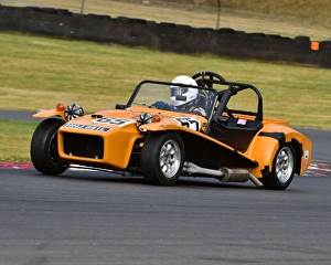 <b class=qtipBold><figcaption>CM9 3327 Stephen Cooke, Lotus 7 S4</figcaption></b><br>Stephen Cooke, Lotus 7 S4, HHJ 681 L, 70s Road Sports Championship, HSCC Super Prix Brands Hatch 2015, 2015, Autosport, Brands Hatch, cars, circuit racing, classic cars, classic motor sport, Classic Racing, England, Historic Racing, Historic Sports Car Club, HSCC, HSCC Super Prix 11/12 July 2015, HSCC Super Prix July 2015, Kent, motor sport, nostalgia, racing, racing cars, speed<br><em>© ©2015 Chris McEvoy, all rights reserved, www.cjm-photography.co.uk</em> CM9 3327 Stephen Cooke, Lotus 7 S4