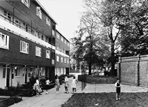 Children playing in Roehampton, London