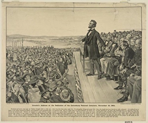 Abraham Lincoln delivering Gettysburg Address Abraham Lincoln delivering Gettysburg Address