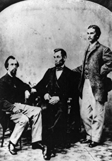 Abraham Lincoln with Secretaries 1863 Abraham Lincoln with Secretaries 1863
