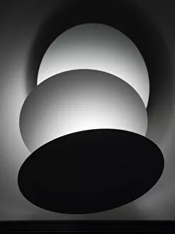 Abstract visualisation: light fixture in Paris, France
