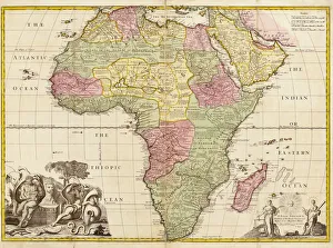 Africa circa 1725 from Modern Geography Africa circa 1725 from Modern Geography
