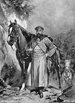 Alexei Nikolaievich Kuropatkin with horse Alexei Nikolaievich Kuropatkin with horse