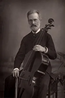 Alfredo Piatti (1822-1901) Italian cellist. From The Cabinet Portrait Gallery (London Alfredo Piatti (1822-1901) Italian cellist. From The Cabinet Portrait Gallery (London