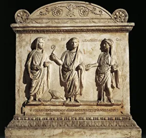 Altar dedicated to Lares Augusti by Vicomagistri of Vicus Sandalarius, Copy from Uffizi Altar dedicated to Lares Augusti by Vicomagistri of Vicus Sandalarius, Copy from Uffizi