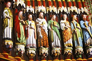 Statue Gallery: Amiens cathedral illumination