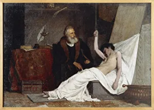 Anatomy Lesson by Carlo Bonatto Minella (1855-1878), oil on canvas Anatomy Lesson by Carlo Bonatto Minella (1855-1878), oil on canvas