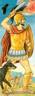 In ancient Greek mythology, Ares was the god of war. In Roman mythology In ancient Greek mythology, Ares was the god of war. In Roman mythology