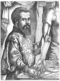 Andreas Vesalius (1514-1564) Flemish anatomist. Engraving after Jan Stephanus van Calcker Andreas Vesalius (1514-1564) Flemish anatomist. Engraving after Jan Stephanus van Calcker