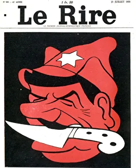 Anti - Stalin cartoon from Le Rire, Paris, 1935 Anti - Stalin cartoon from Le Rire, Paris, 1935