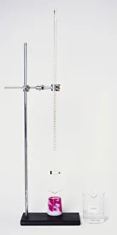 Apparatus for neutralization of acid with a measured amount of alkali with ph indicator Apparatus for neutralization of acid with a measured amount of alkali with ph indicator