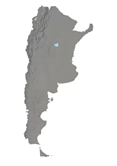 Argentina, Relief Map