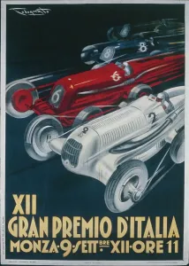 Grand Prix Prints: Twelfth Italian Grand Prix Print at Monza