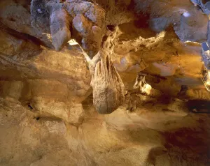 Prints of Malta - Birzebbuga - Ghar Dalam cave. Interior Malta Prints: Ghar Dalam Cave Print