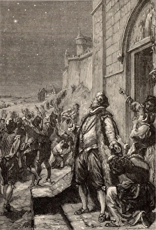Artists impression of Tycho on his way home on the night of 11 November 1572 Artists impression of Tycho on his way home on the night of 11 November 1572