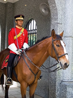 Asia. Malaysia. Kuala Lumpur. Royal Palace. Guard Asia. Malaysia. Kuala Lumpur. Royal Palace. Guard