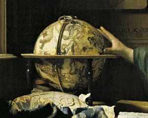 The Astronomer by Jan Vermeer, oil on canvas, 1668 The Astronomer by Jan Vermeer, oil on canvas, 1668