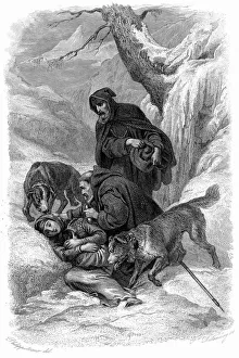 Augustinian canons and their St Bernard dogs Augustinian canons and their St Bernard dogs