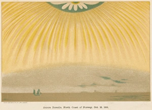 Aurora Borealis or Northern Lights observed from northern Norway, 10 October 1868 Aurora Borealis or Northern Lights observed from northern Norway, 10 October 1868
