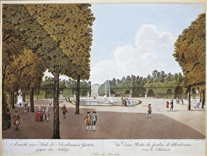 Austria, Vienna, Gardens at Schonbrunn Palace, imperial residence of Habsburgs Austria, Vienna, Gardens at Schonbrunn Palace, imperial residence of Habsburgs