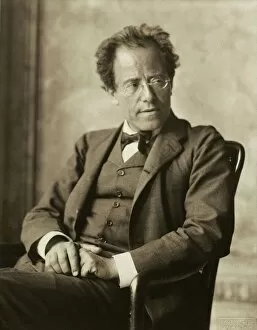Spectacles Gallery: Austria, Vienna, Photographic portrait of Gustav Mahler