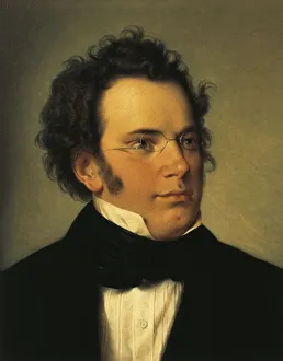 Austria, Vienna, Portrait of Franz Peter Schubert Austria, Vienna, Portrait of Franz Peter Schubert