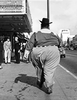 Cowboy Hats Gallery: Backside of Hefty Cowboy