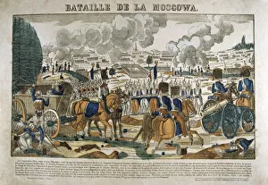 The Battle of Moscow, 7 September 1812. The French army outside Moscow. Popular French The Battle of Moscow, 7 September 1812. The French army outside Moscow. Popular French