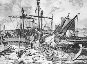 The Battle of Salamis fought between an Alliance of Greek city-states and the Achaemenid The Battle of Salamis fought between an Alliance of Greek city-states and the Achaemenid