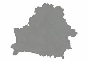 Belarus Gallery: Belarus, Relief Map
