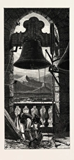 Bell Tower, Murcia, Ganada, Spain, 19th century engraving Bell Tower, Murcia, Ganada, Spain, 19th century engraving