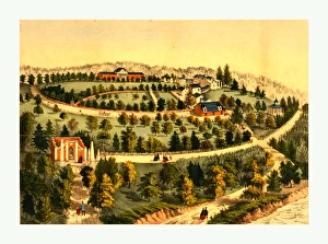 Birds Eye View Of George Washingtons Mount Vernon Estate Birds Eye View Of George Washingtons Mount Vernon Estate