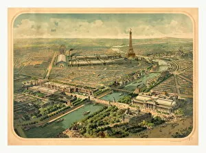 Images Dated 1st January 1913: Birds Eye View Of The Universal Exhibition Of 1900