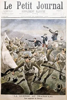 Boer War: Boer forces under General Dewet surprising encampment of British soldiers at Boer War: Boer forces under General Dewet surprising encampment of British soldiers at