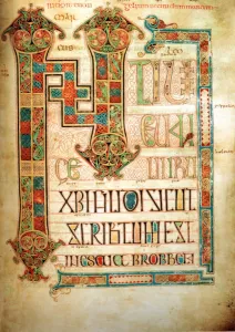 The Book of Kells (Dublin, Trinity College Library), is an illuminated manuscript The Book of Kells (Dublin, Trinity College Library), is an illuminated manuscript