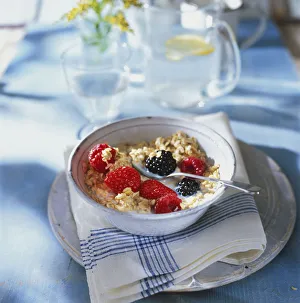 Fruit Healthy Food Strawberries Blackberries