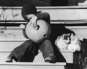 <b class=qtipBold><figcaption>Boy carving Jack-o-lantern</figcaption></b> Boy carving Jack-o-lantern
