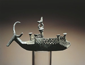 Bronze votive boat, from Sardinia Region Bronze votive boat, from Sardinia Region