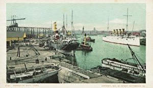 Brooklyn Navy Yard Postcard. ca. 1904, Brooklyn Navy Yard Postcard Brooklyn Navy Yard Postcard. ca. 1904, Brooklyn Navy Yard Postcard