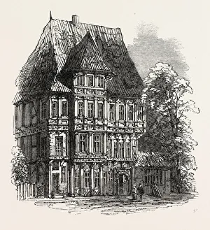 Brunswick: Old Houses Near the Cathedral, 1864 Brunswick: Old Houses Near the Cathedral, 1864